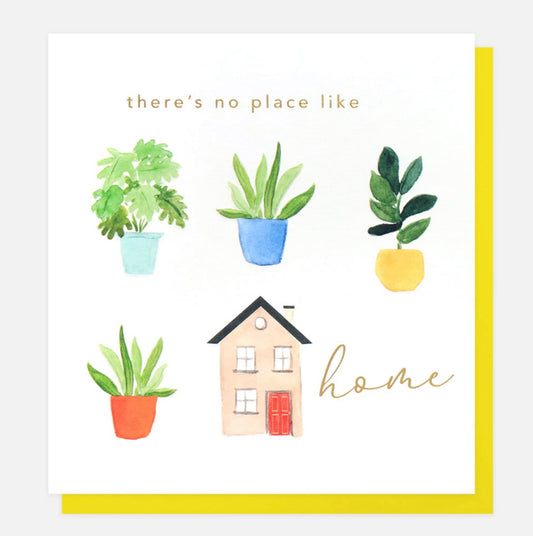 No Place Like Home Plant Pot Card