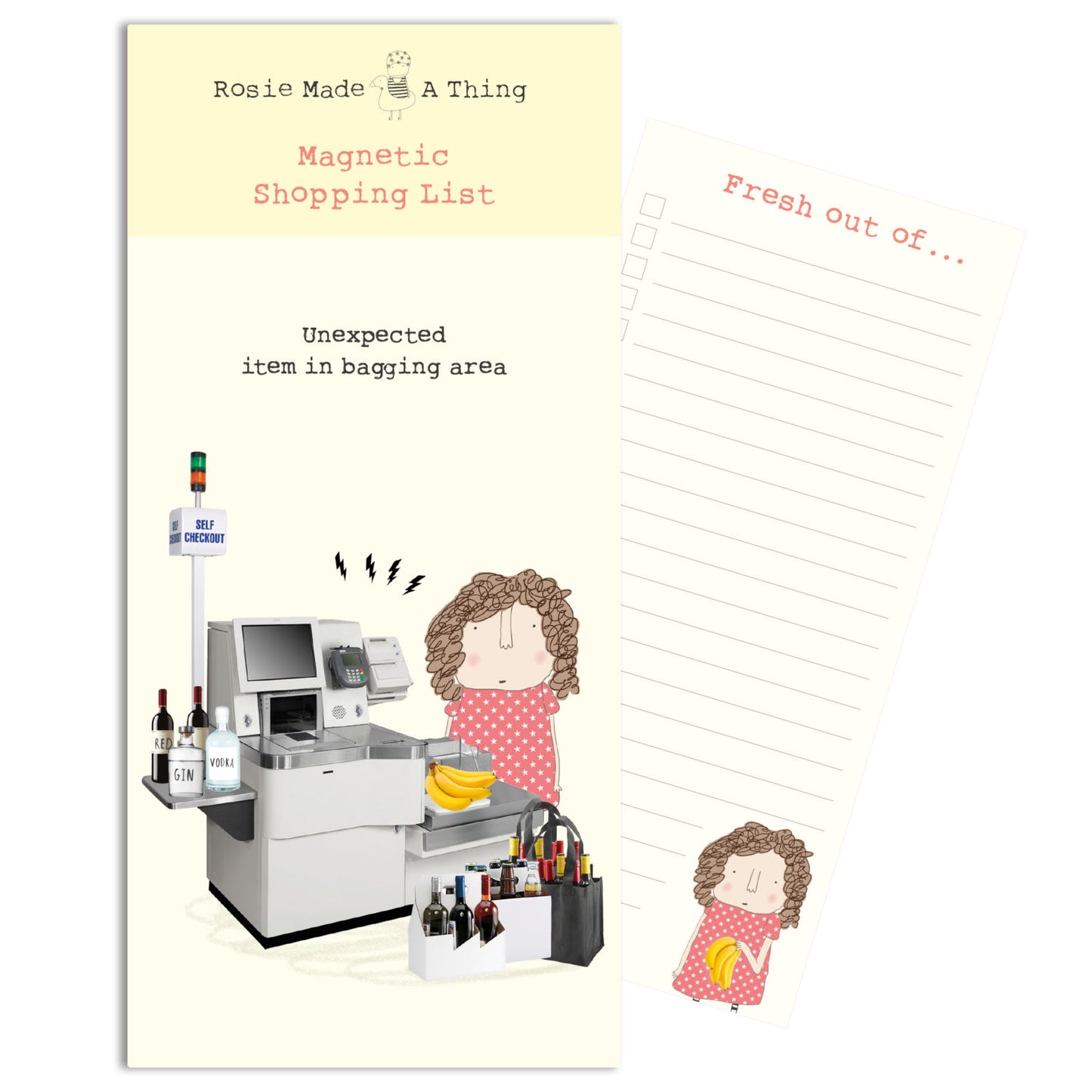 Bagging Area Magnetic Notepad