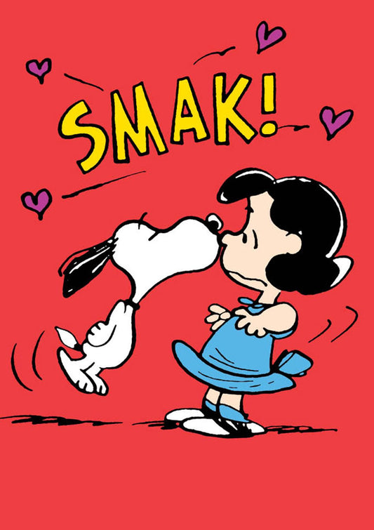 Snoopy Lucy Kiss