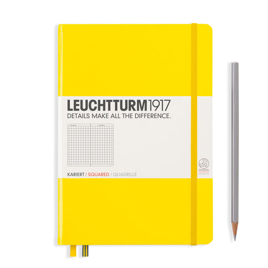 Leuchtturm A5 Squared Notebook Lemon