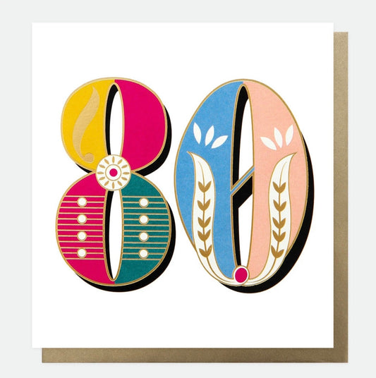 80 Carnival Birthday Card