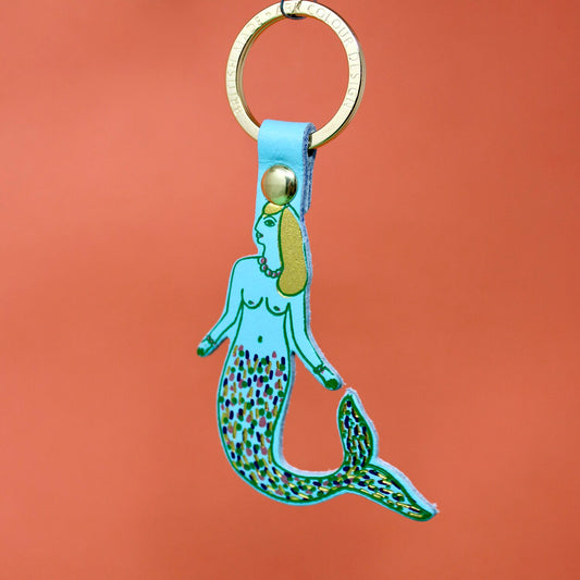 Mermaid Key Fob Turquoise