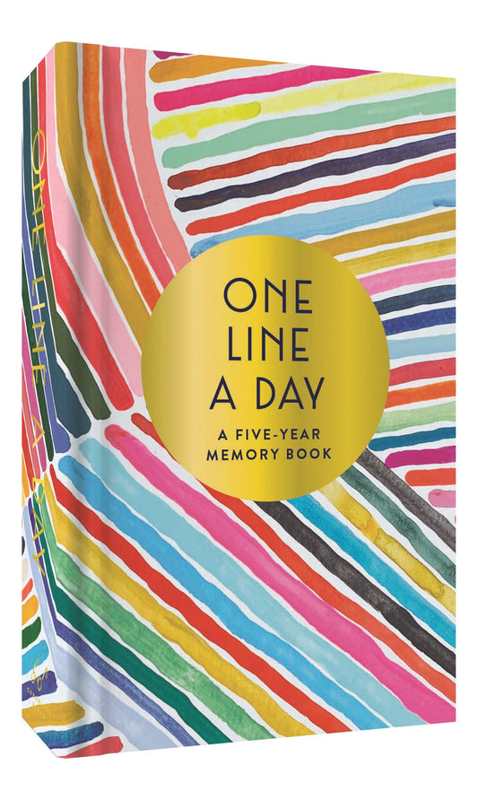 One Line a Day: Five Year Memory Book (Rainbow)