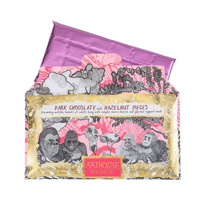 Gorillas Handmade Dark Chocolate with Hazelnut Pieces