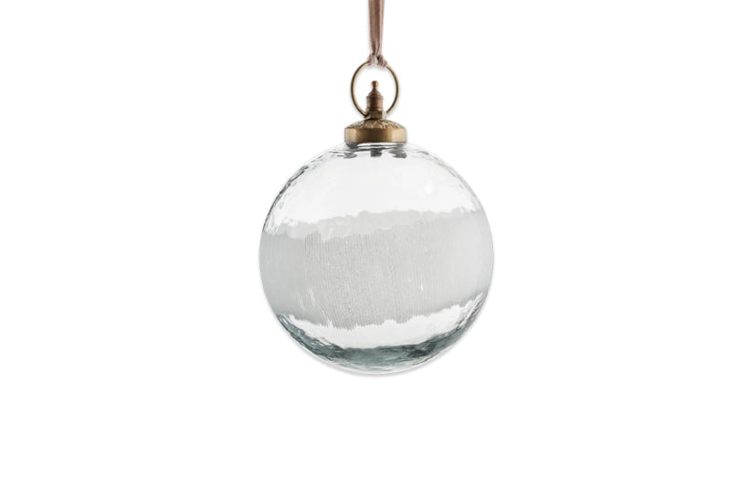 Anara Etched Bauble - Small (10cm diameter)