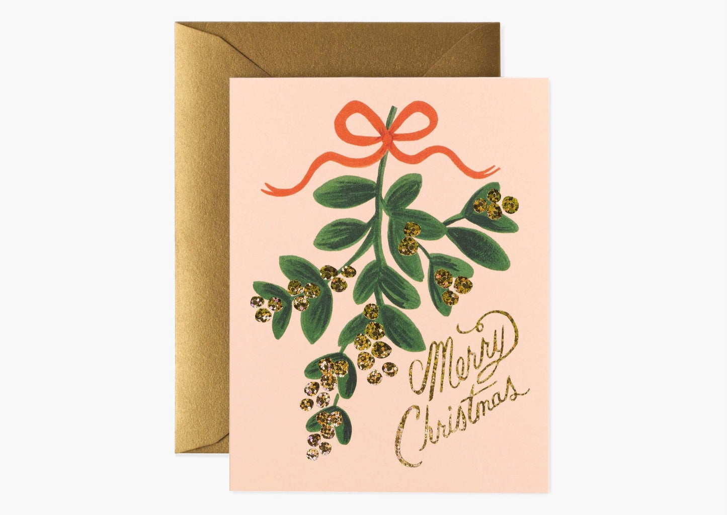 Mistletoe Christmas Card - Pack of 8