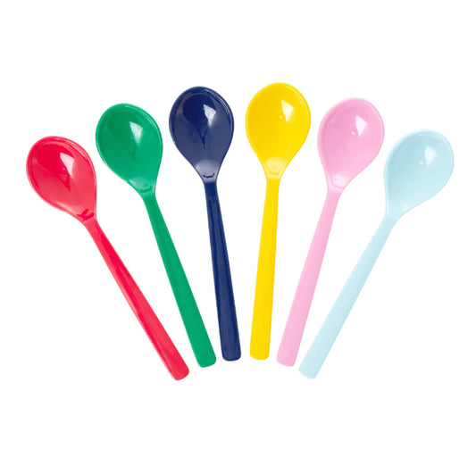 Melamine spoons - Favourite Colours - Bundle of 6