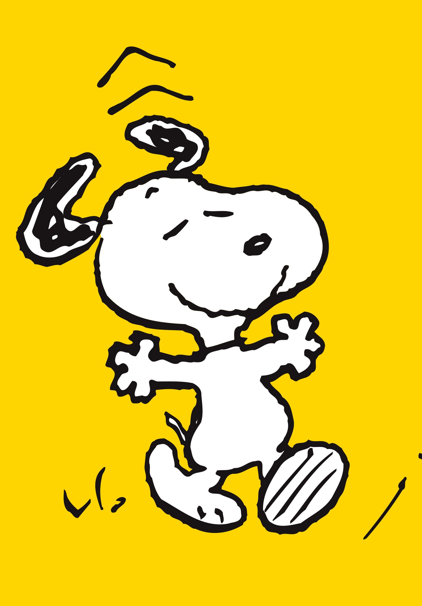 Snoopy Minicard Dancing
