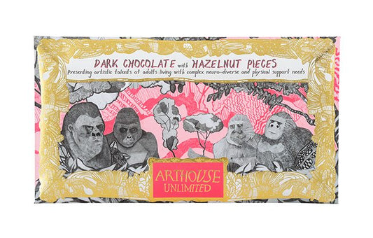 Gorillas Handmade Dark Chocolate with Hazelnut Pieces