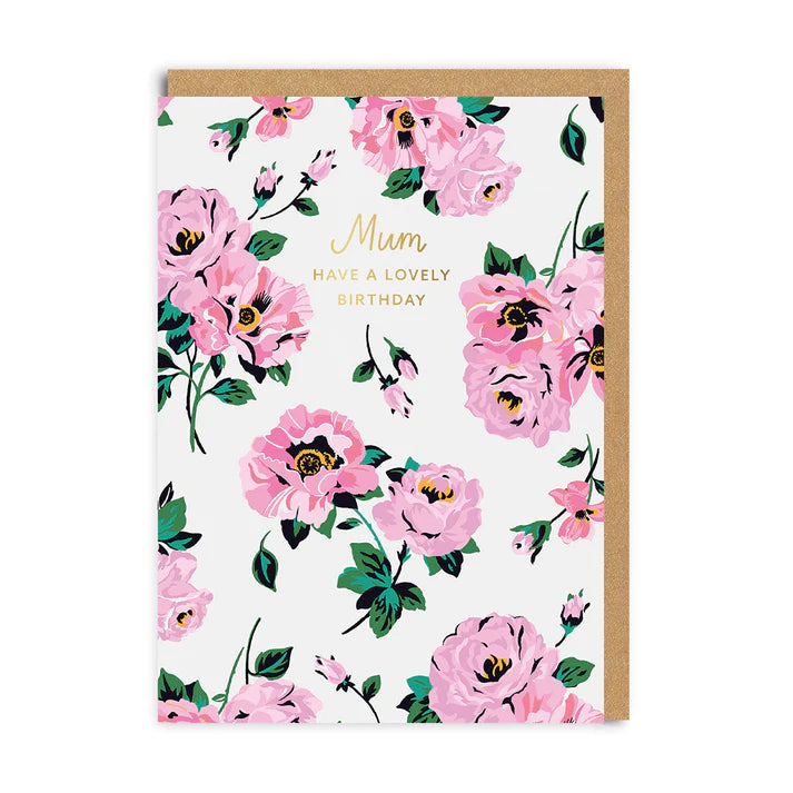 Floral Mum Birthday Card