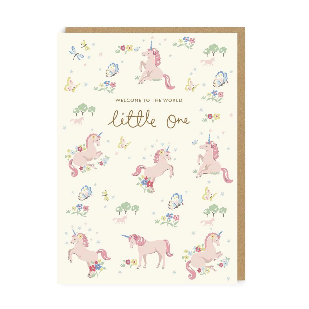 Cath Kidston Welcome Little One Unicorns