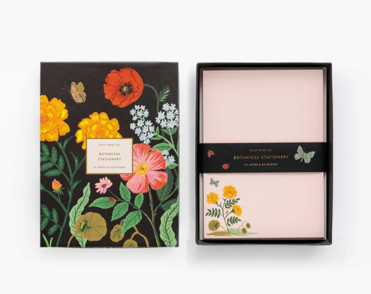 Botanical Social Stationery Set