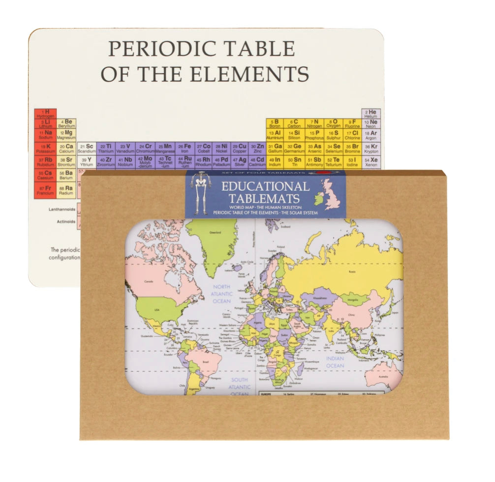 Educational Tablemats (Set Of 4)