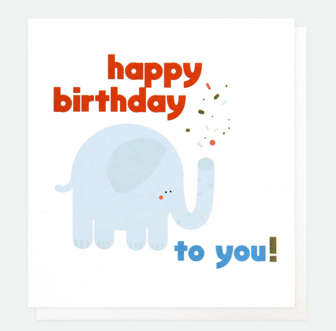 Elephant Birthday card