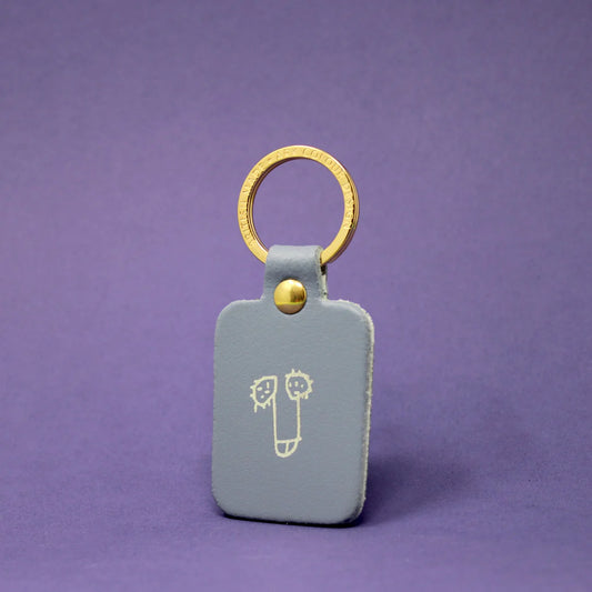 Willy Key Fob Lilac Grey