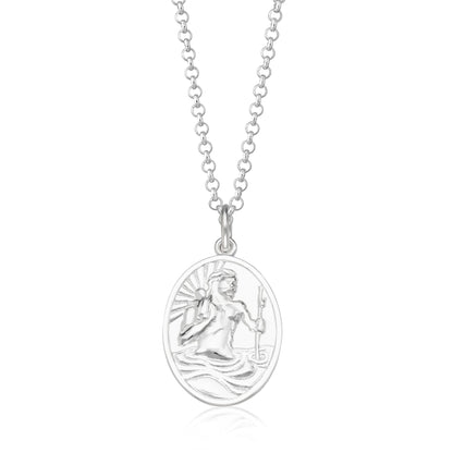 St Christopher Pendant Only - No Chain