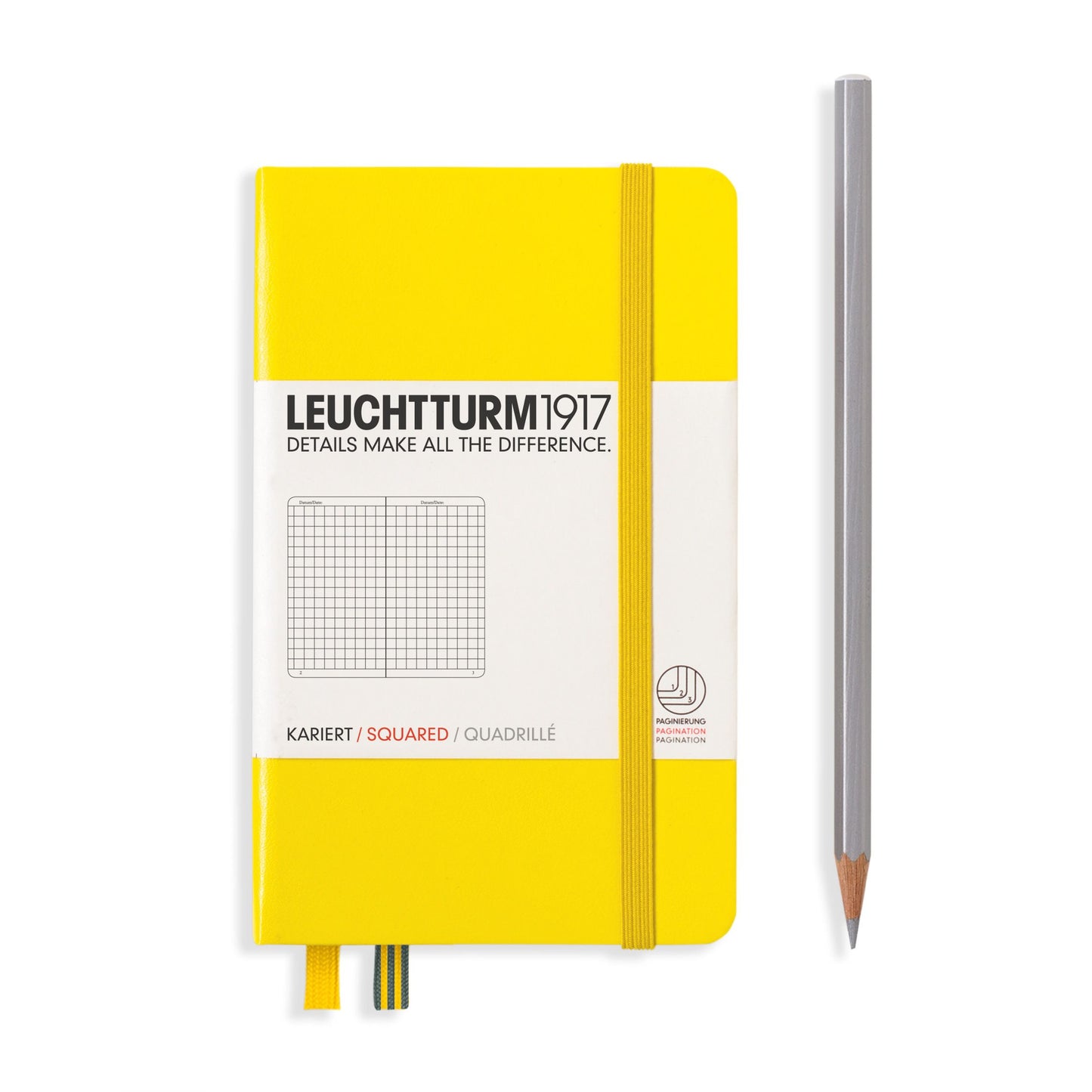 Leuchtturm A6 SquaredNotebook Lemon