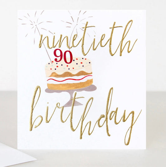 90 Birthday card