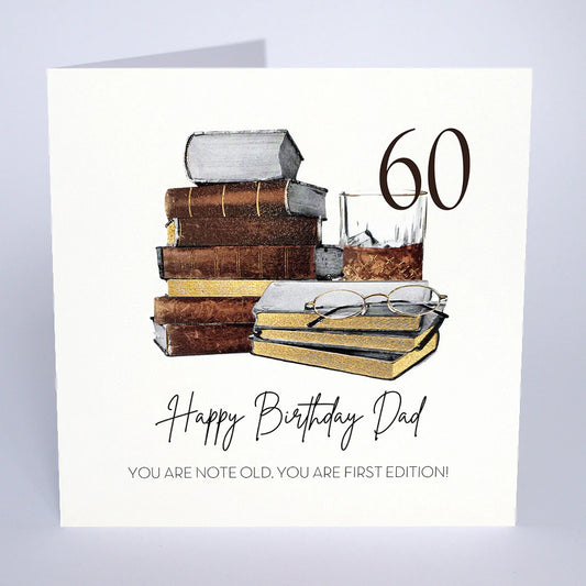 Happy Birthday Dad 60 - Large Card