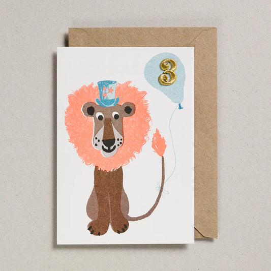 Confetti Pets Cards - Lion Age 3