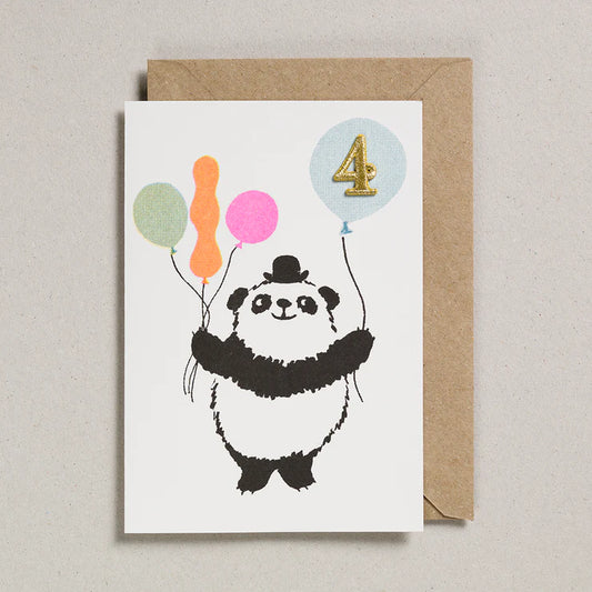 Confetti Pets Cards - Panda Age 4