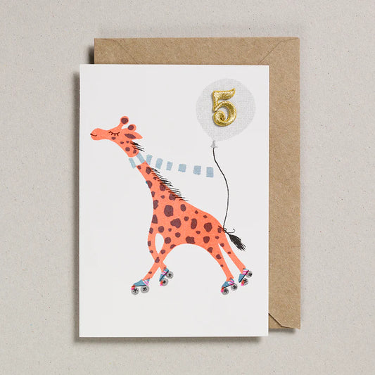 Confetti Pets Cards - Giraffe Age 5