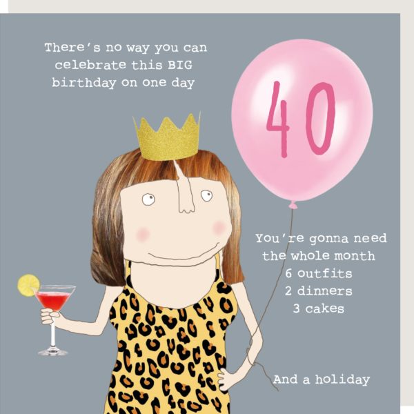 40 Girl - Bday Big Birthday
