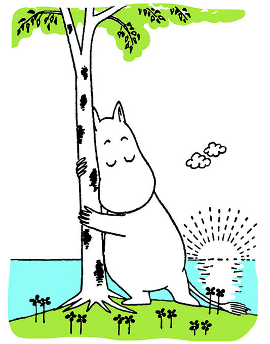 Moomin Tree Letterpress Hugging Card