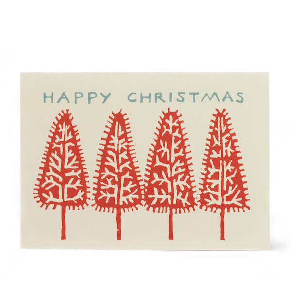 Card - Happy Christmas Trees