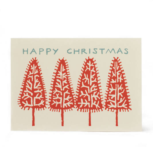 Card - Happy Christmas Trees