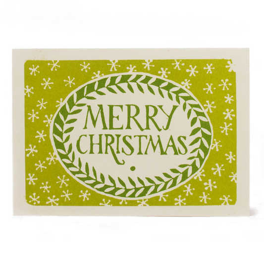Card - Merry Christmas Sap/Grass