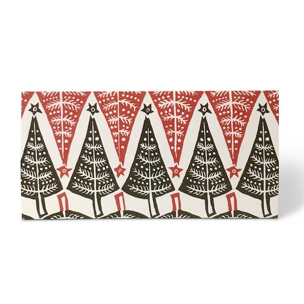 Long Card - Christmas Dancing Trees