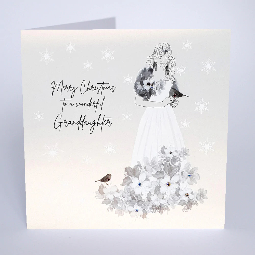 Wonderful Granddaughter - Christmas Card