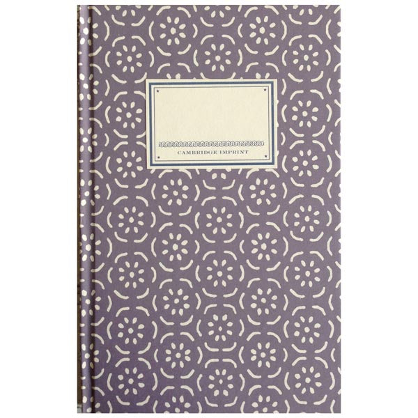Cambridge Imprint - Hardback Notebook Small Pear Halves Lavender Grey