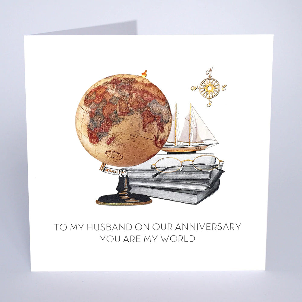 Husband Anniversary - You are my World