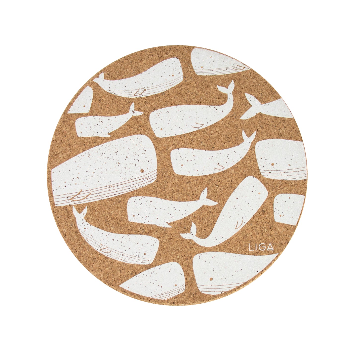 Whale Cork Coaster