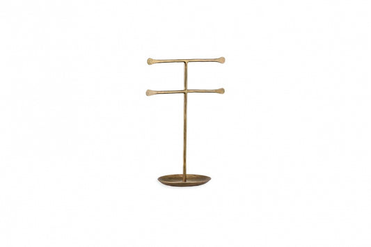 Liman Jewellery Stand - Antique Brass - Large