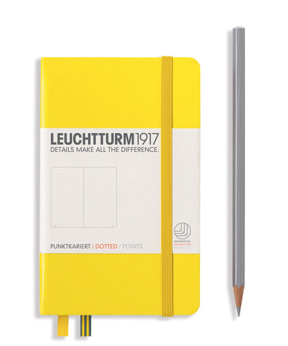 Leuchtturm A6 Dotted Notebook Lemon