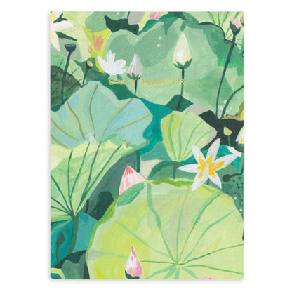 Water Lilies Linen Daily Planner