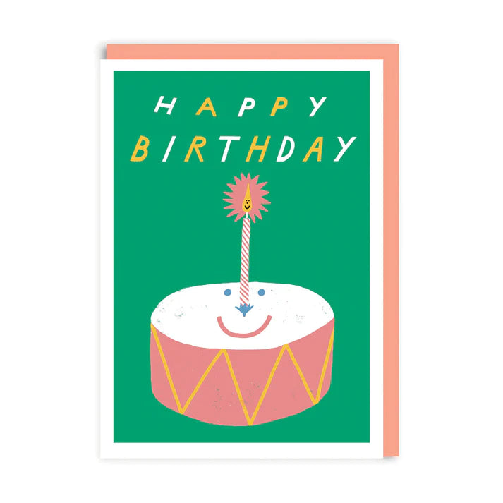 Happy Birthday Cake Card