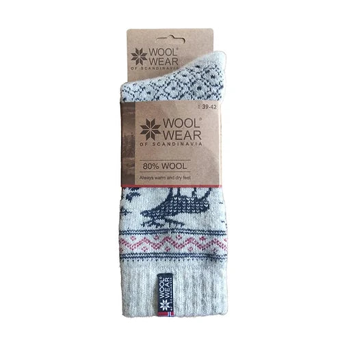 Norwegian socks Reindeer Size 43/46