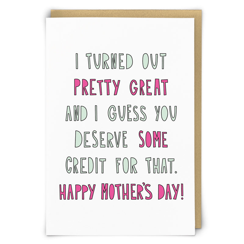 Credit Mother’s Day
