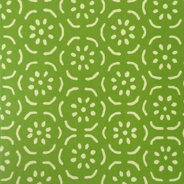 Cambridge Imprint Wrap - Pear Halves Grass Green