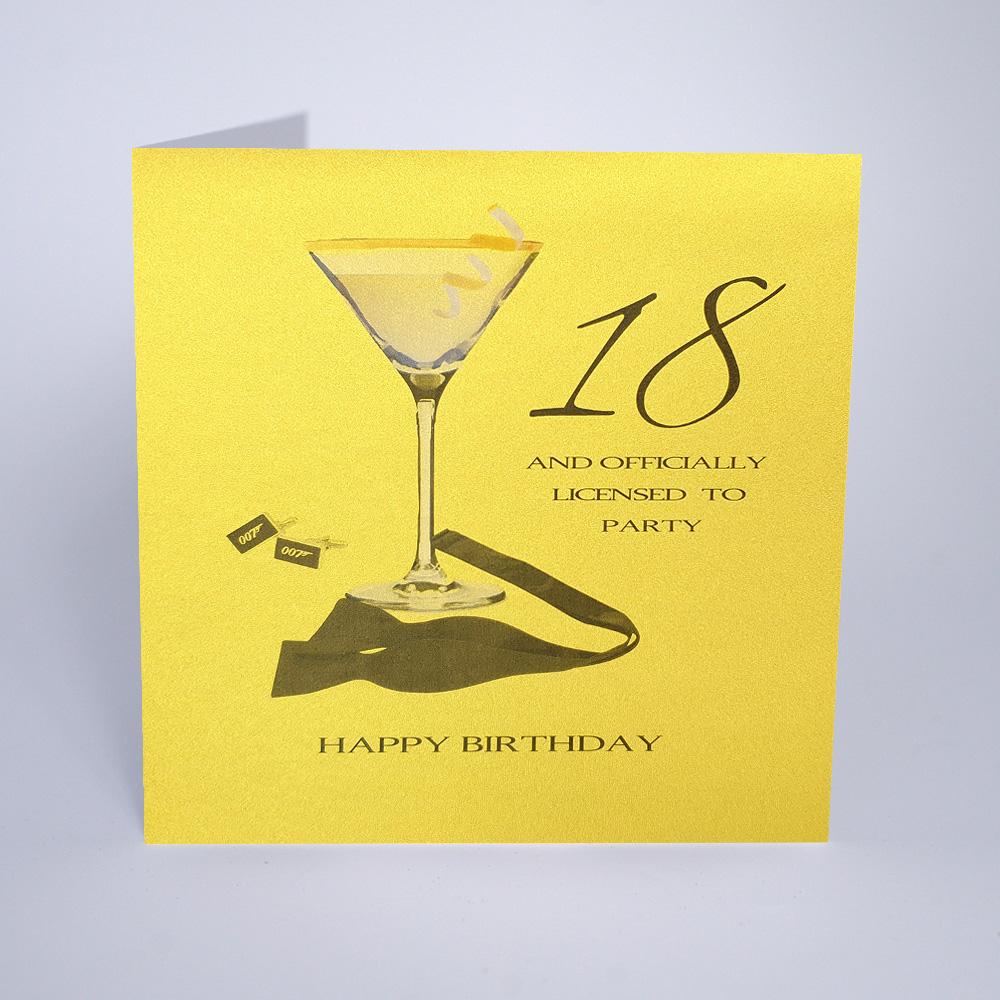 18 Officially Licensed to Party Card