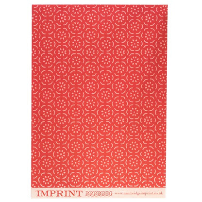 Cambridge Imprint Wrap - Pear Halves Permanent Rose