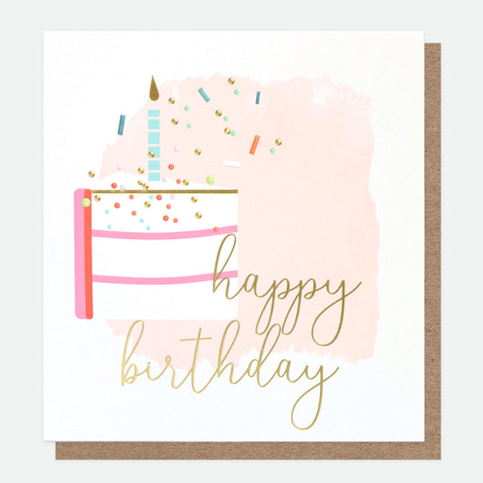 Happy Birthday Cake card