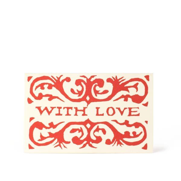 Singular With Love Gift Card Red