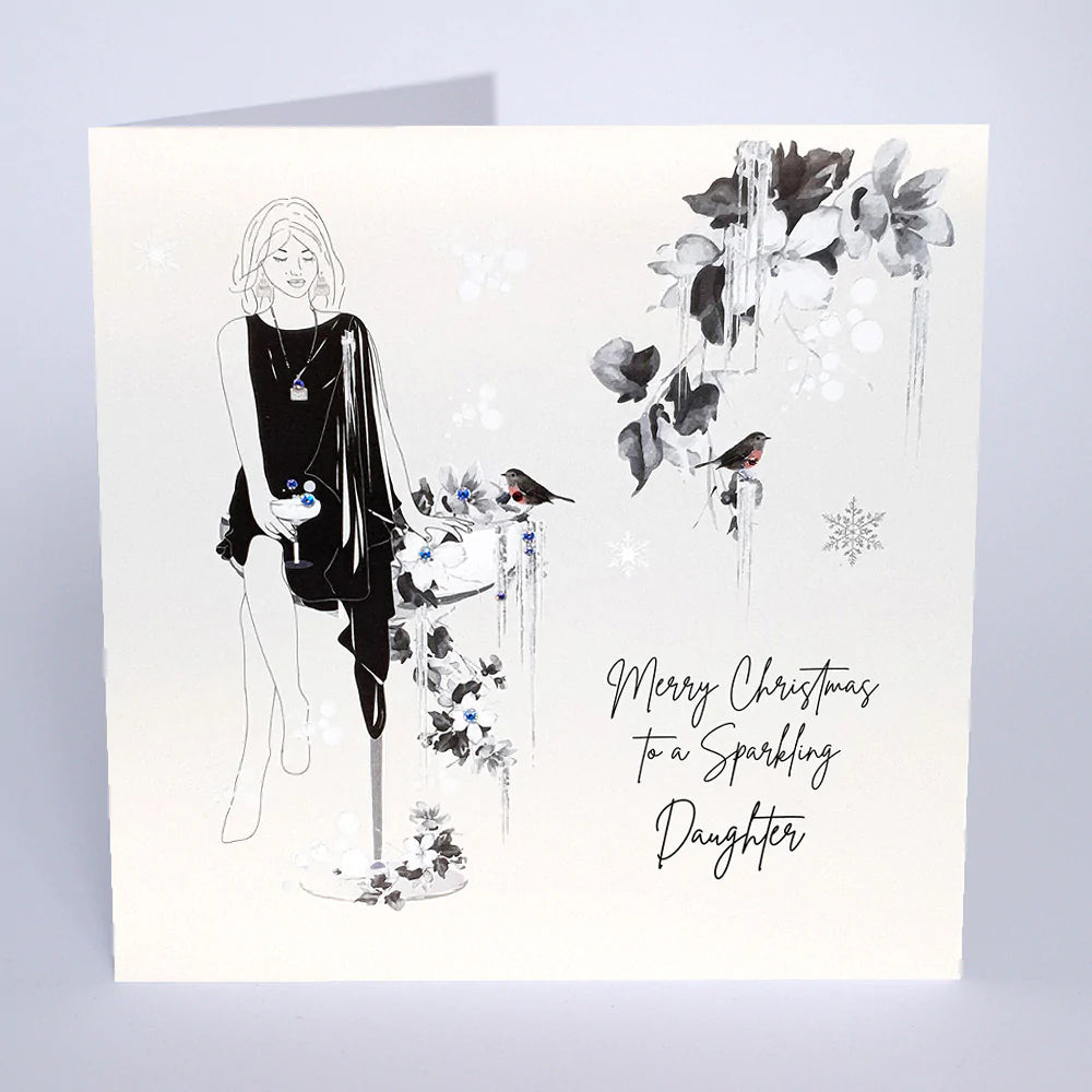 Sparkling Daughter - Christmas Card