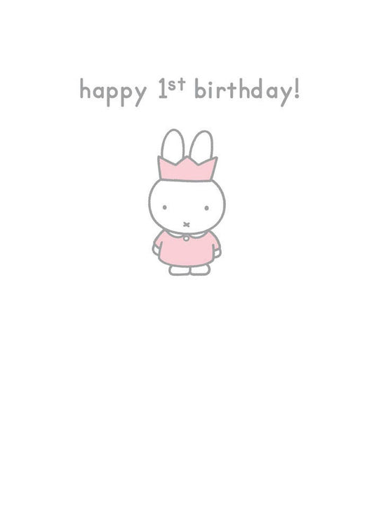 1 - Miffy 1st Birthday Girl