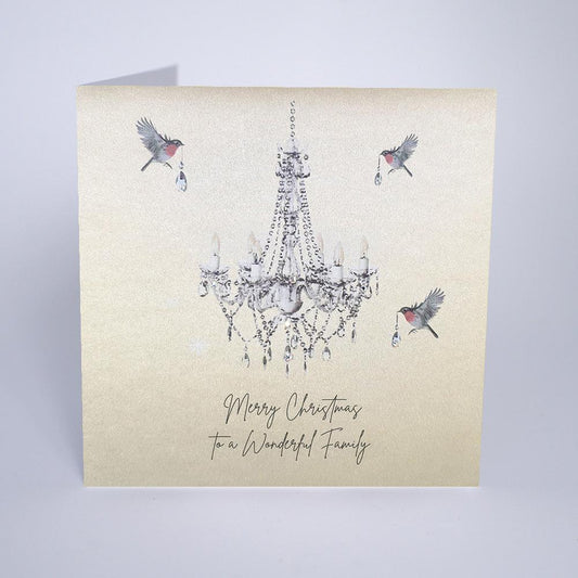 To A Wonderful Family Christmas Card